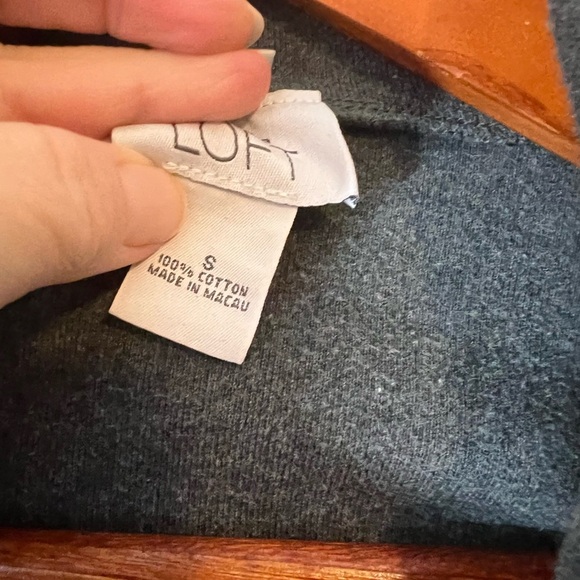 Loft Women's Gray Zip-Up Jacket Size Small - Picture 8 of 10